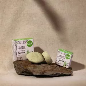 Kvitok Champú con acondicionador para cabellos grasos Tea Tree XXL (50 g) - con queratina vegetal