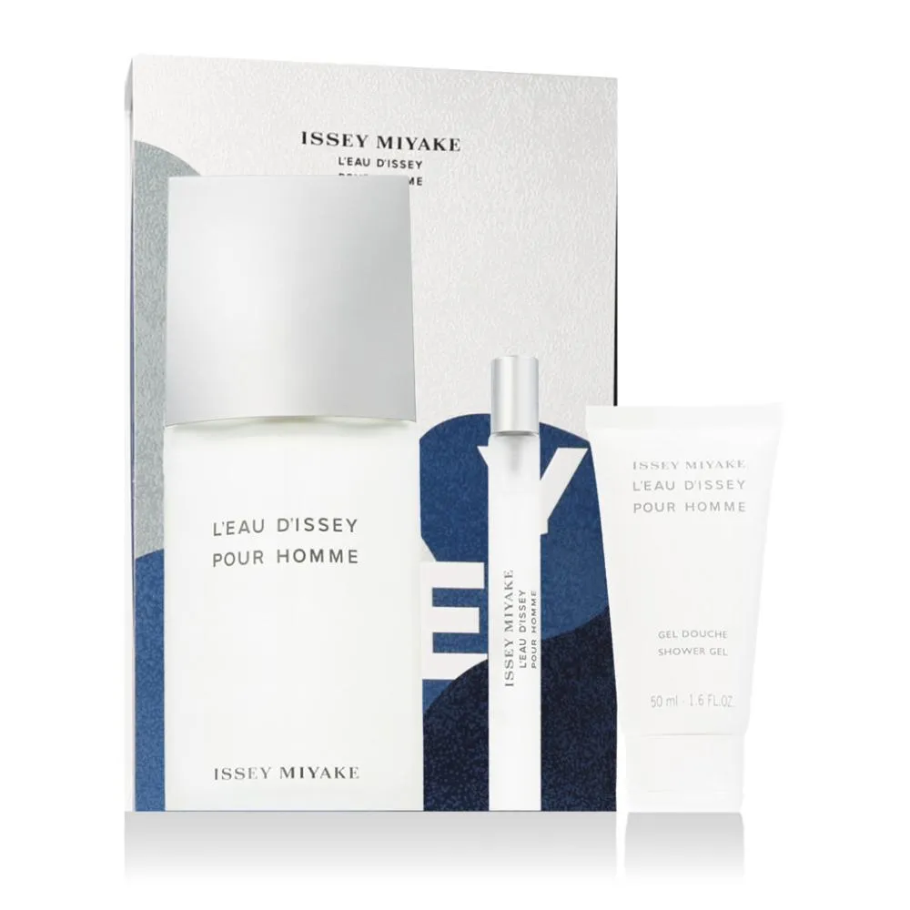 L'Eau d'Issey Pour Homme Eau de Toilette para hombre 125 ml + EDT 10 ml + gel de ducha 50 ml