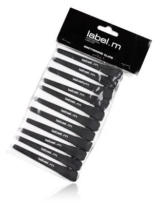 label.m Pinzas de seccionamiento 12 uds. / Pinzas para el cabello