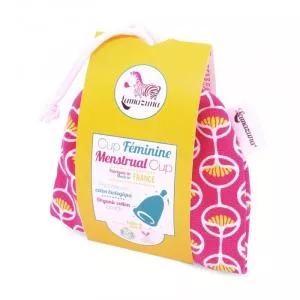 Lamazuna Copa menstrual en rosa - M - silicona curada al platino