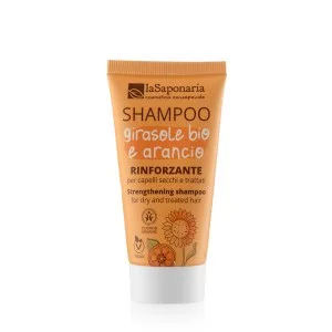 laSaponaria Champú con girasol y naranja dulce BIO 30 ml
