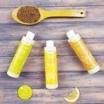 laSaponaria Champú con girasol y naranja dulce BIO 30 ml