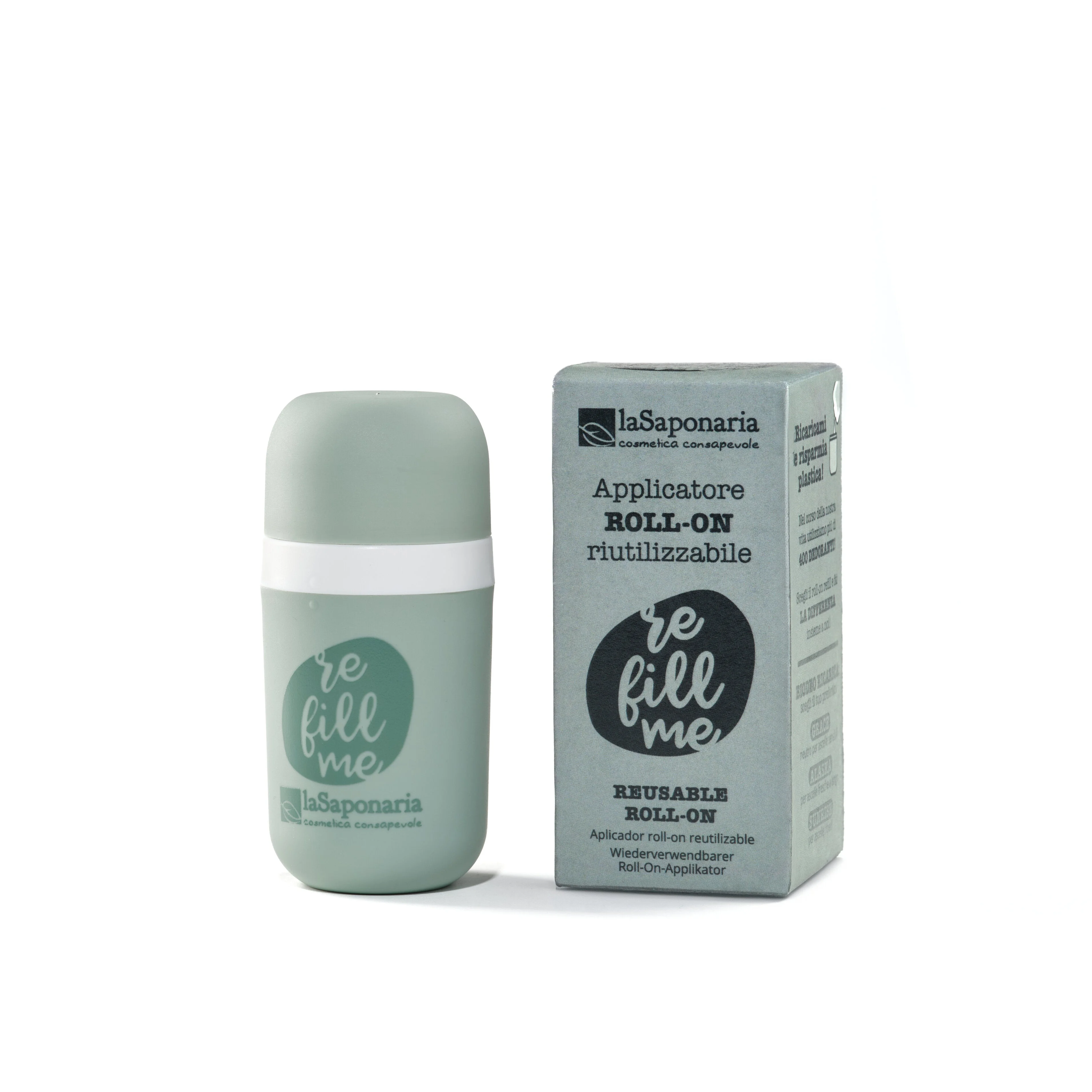 laSaponaria Aplicador para desodorante roll-on - recargable - solución sostenible