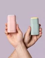 laSaponaria Aplicador de desodorante sólido - recargable Blanco - en elegantes colores