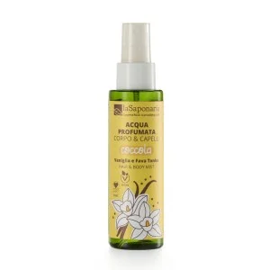 laSaponaria Bruma corporal y capilar Pamper - vainilla y haba tonka (100 ml) - para cuerpo y cabello