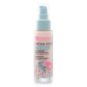 laSaponaria Crema facial de día Lift & Defence para piel madura BIO (50 ml) - con colágeno vegetal y ectoína