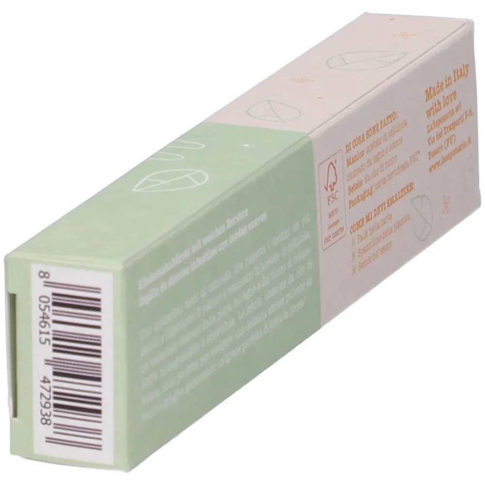 laSaponaria Cepillo de dientes para niños - verde - materiales 100% naturales