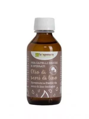 laSaponaria Aceite capilar de linaza prensada en frío BIO (100 ml)