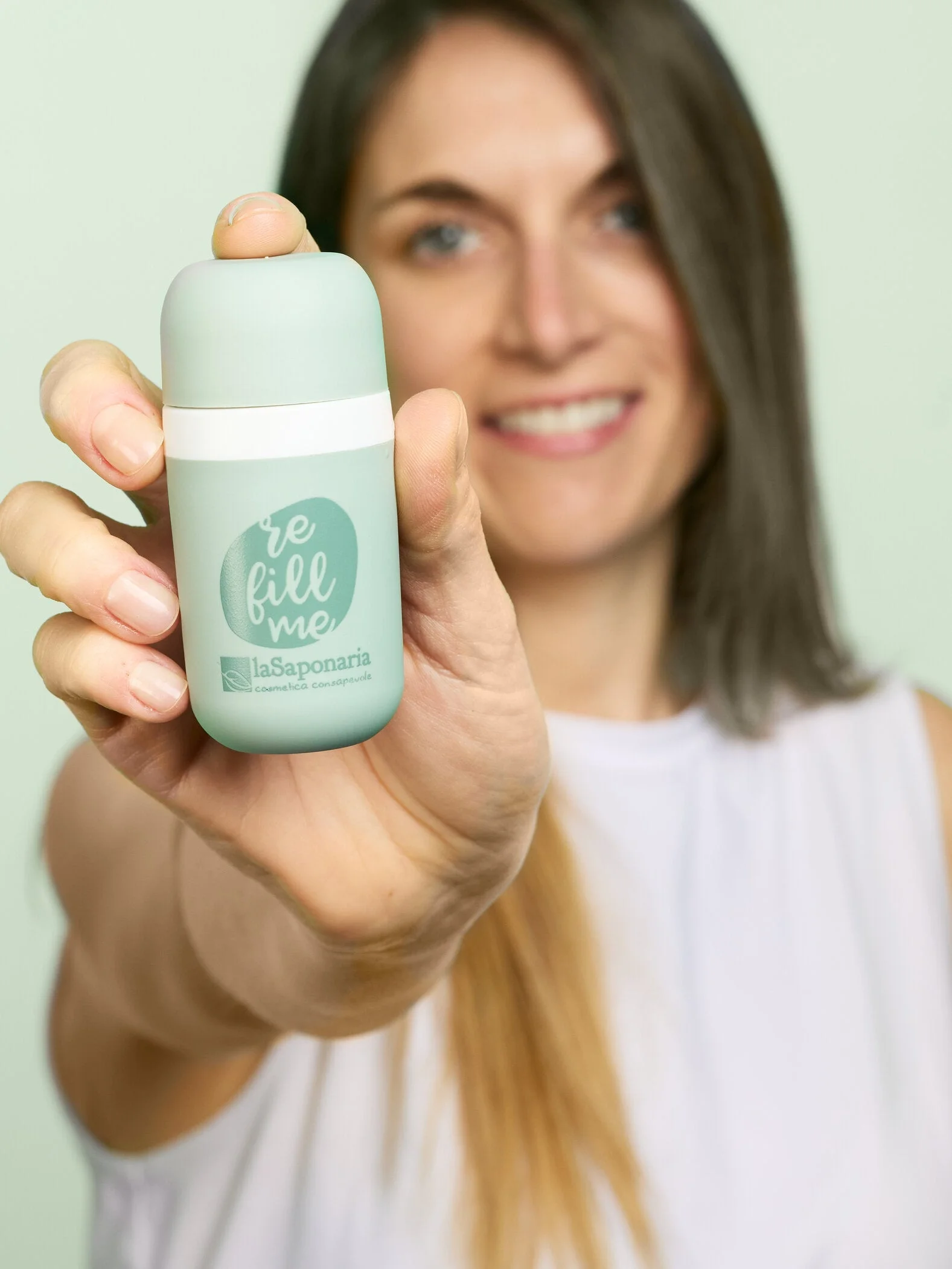 laSaponaria Recarga para desodorante roll-on Sunrise - Mango y Pomelo BIO (40 ml) - fragancia tropical