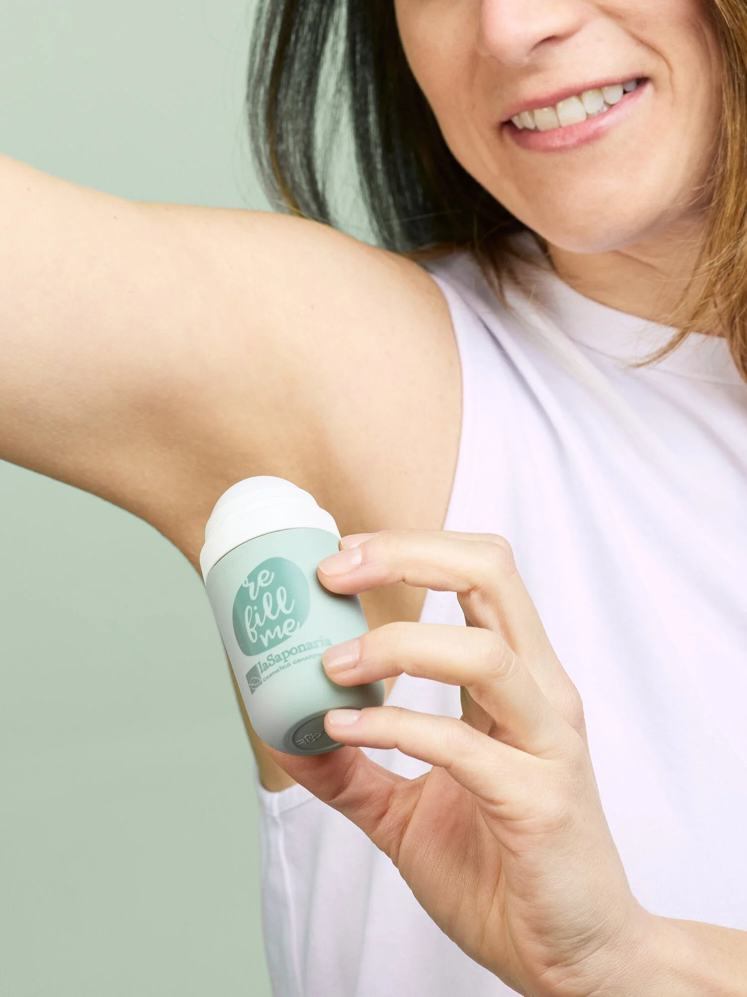 laSaponaria Recarga para desodorante roll-on Sunrise - Mango y Pomelo BIO (40 ml) - fragancia tropical