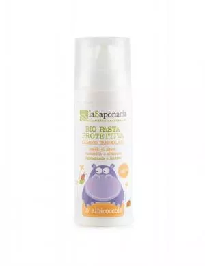 laSaponaria Crema protectora para cambiar al bebé BIO (50 ml) - para bebés felices