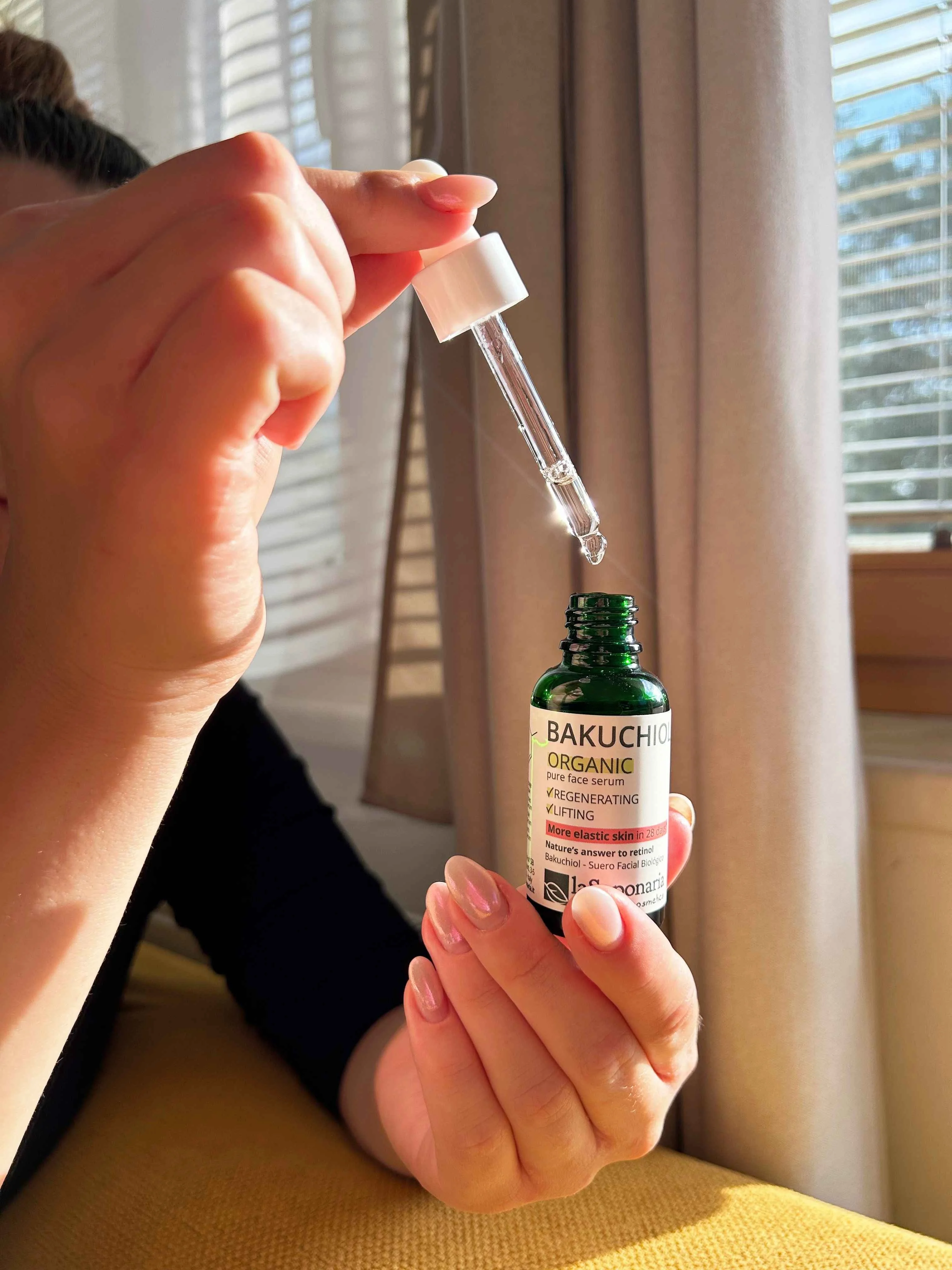 laSaponaria Sérum facial - Bakuchiol BIO (30 ml) - para un aspecto juvenil de la piel
