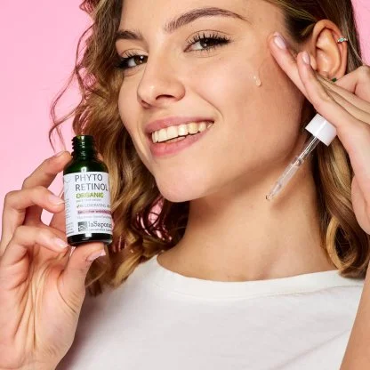 laSaponaria Sérum facial - Fito-retinol BIO (30 ml) - regenera e ilumina la piel