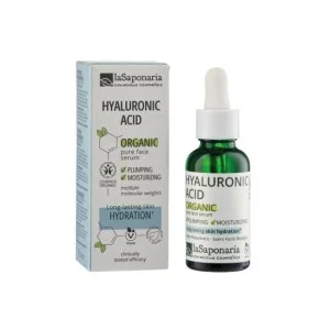 laSaponaria Sérum facial - Ácido hialurónico BIO (30 ml) - hidrata y reafirma la piel