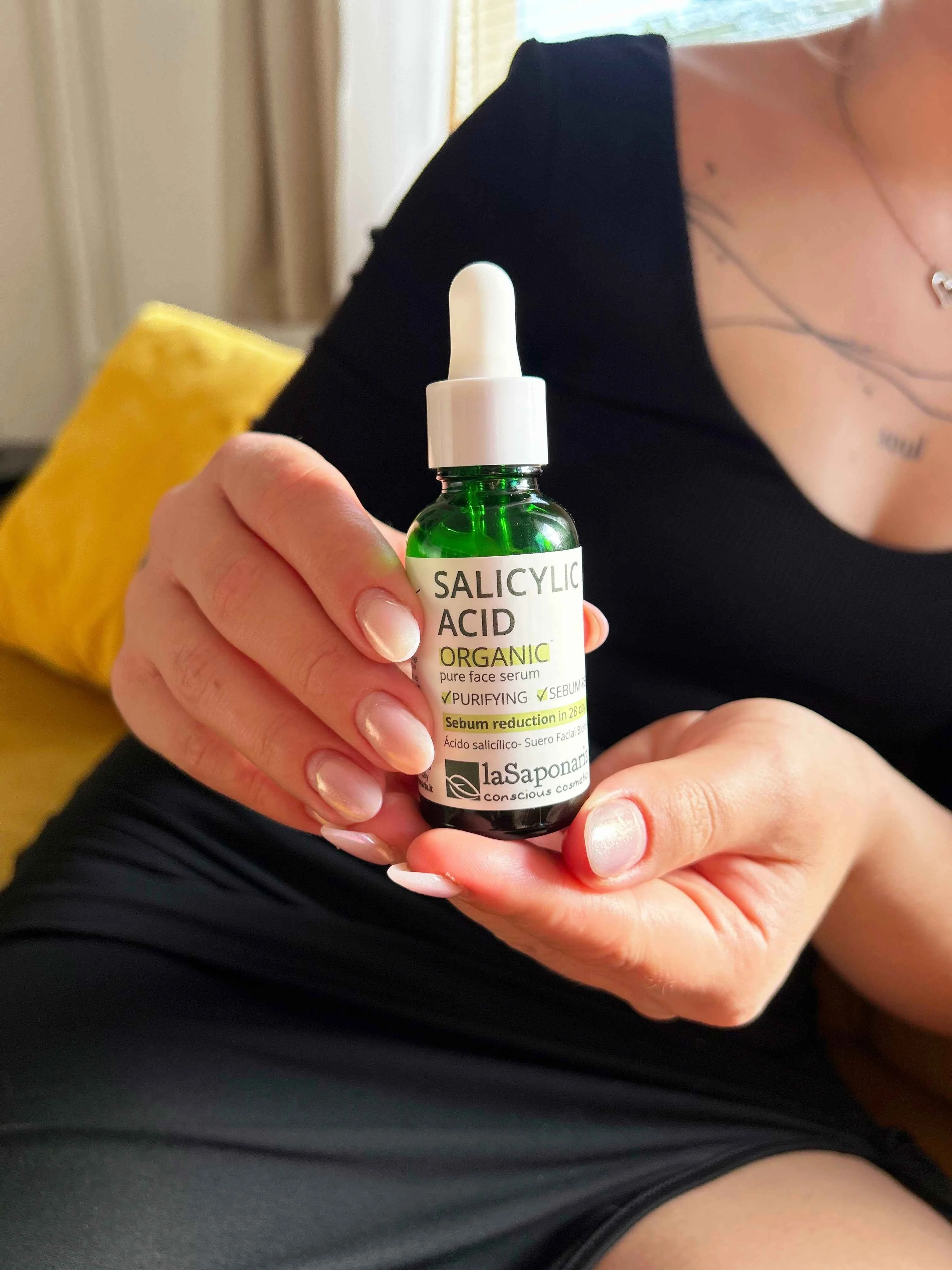 laSaponaria Sérum facial - Ácido salicílico BIO (30 ml) - para piel con tendencia al acné