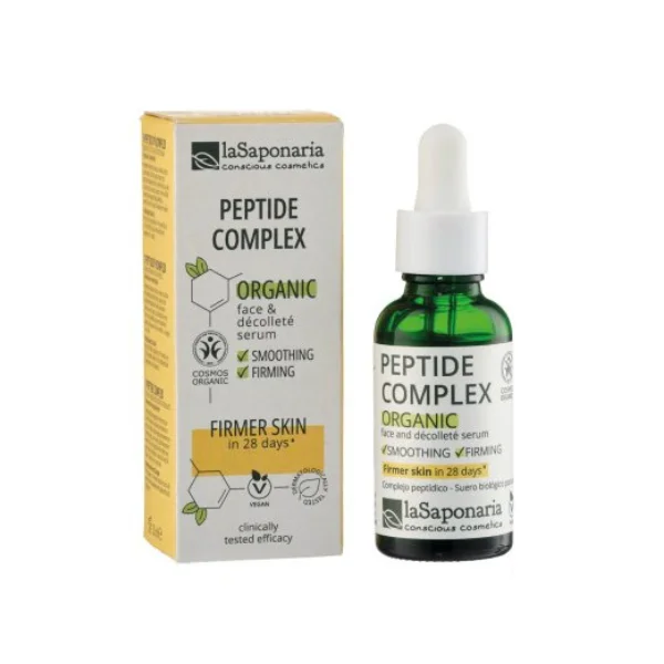 laSaponaria Sérum facial - Complejo de péptidos BIO (30 ml) - alisa y reafirma la piel