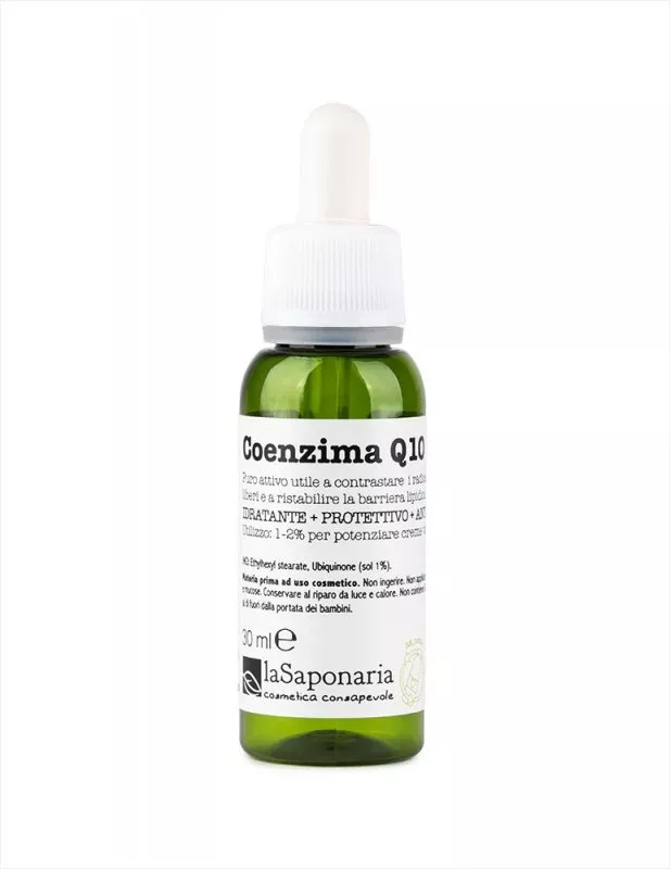laSaponaria Suero facial - Coenzima Q10 (30 ml) - contra el envejecimiento prematuro de la piel