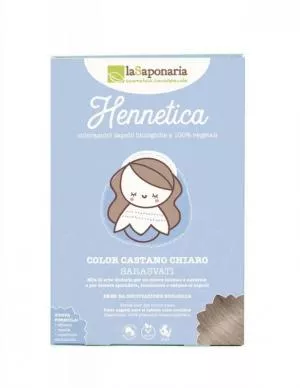 laSaponaria Tinte natural para el cabello Sarasvati BIO (100 g) - marrón claro
