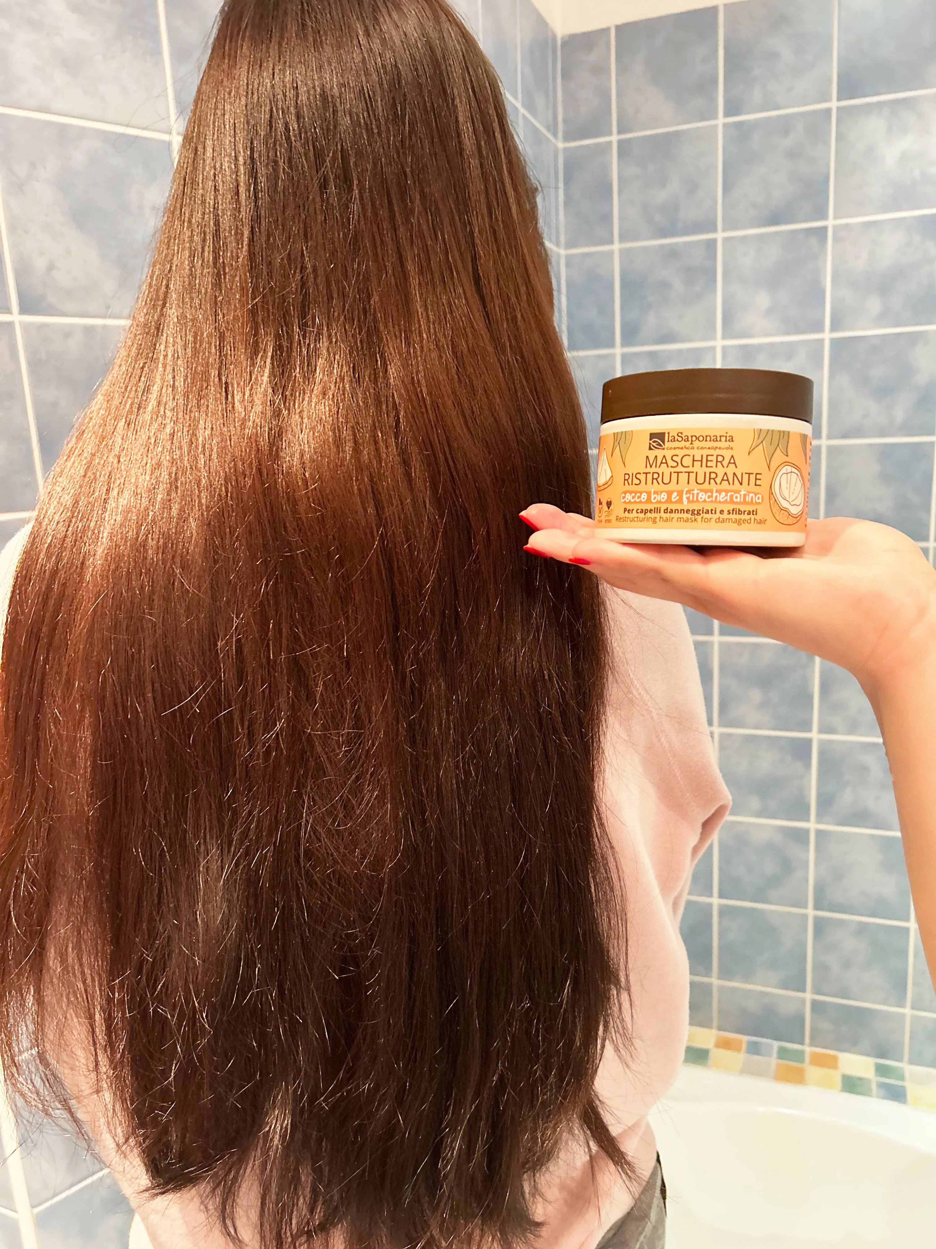 laSaponaria Mascarilla capilar reestructurante con coco y fitokeratina (200 ml)