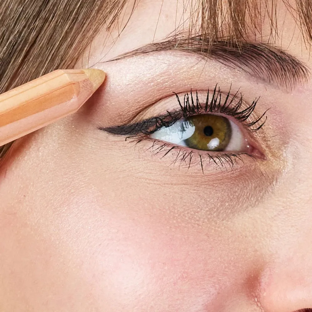 laSaponaria Iluminador para ojos y rostro con jojoba en lápiz BIO - oro champán (1,1 g) - aporta luminosidad y un sutil brillo a la piel