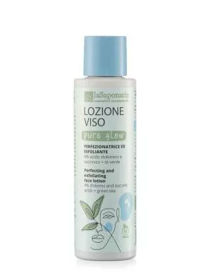 laSaponaria Loción iluminadora Pure Glow BIO (150 ml) - con aloe vera y ortiga