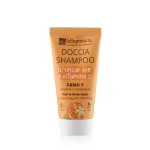 laSaponaria Gel de ducha y champú 2 en 1 con naranja BIO y vitamina C para toda la familia 500 ml - con una fragancia dulce y estimulante