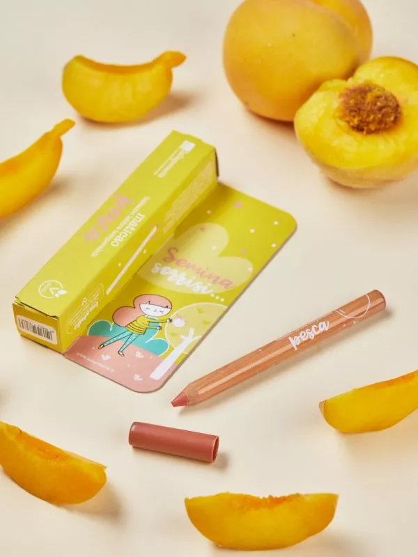 laSaponaria Bálsamo labial con color en lápiz Maticao - Melocotón (2,5 g)