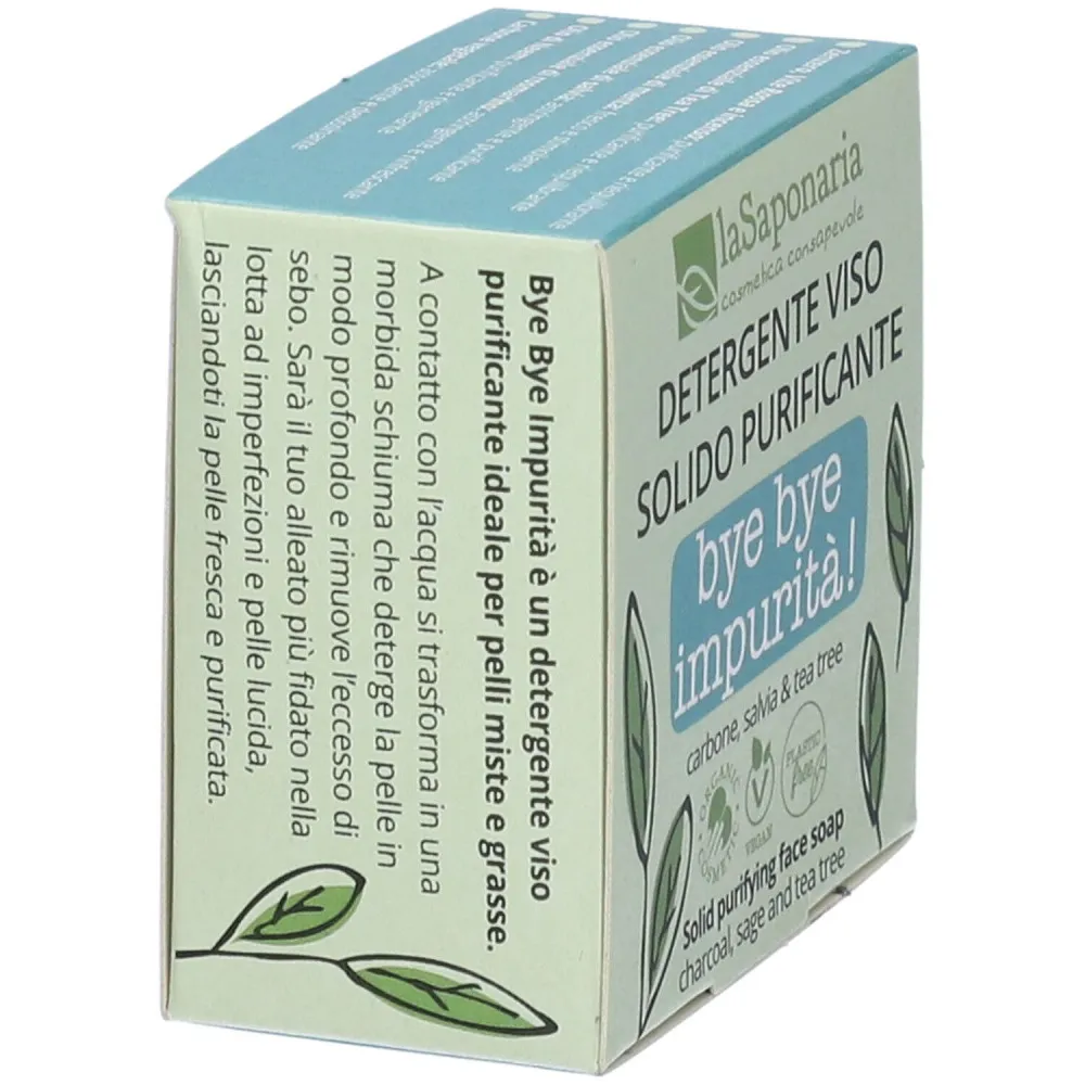 laSaponaria Jabón limpiador sólido para pieles grasas y mixtas BIO (70 g)