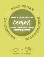 laSaponaria Everest Solid Foot and Body Butter (80 ml) - para una sensación de alivio y pies ligeros