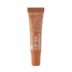 laSaponaria Aceite nutritivo para labios con caramelo BIO - Warm Nude (12 ml) - para unos labios brillantes y profundamente nutridos