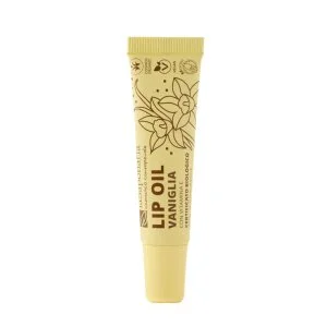 laSaponaria Aceite nutritivo para labios con vainilla BIO - transparente (12 ml) - para unos labios brillantes y profundamente nutridos