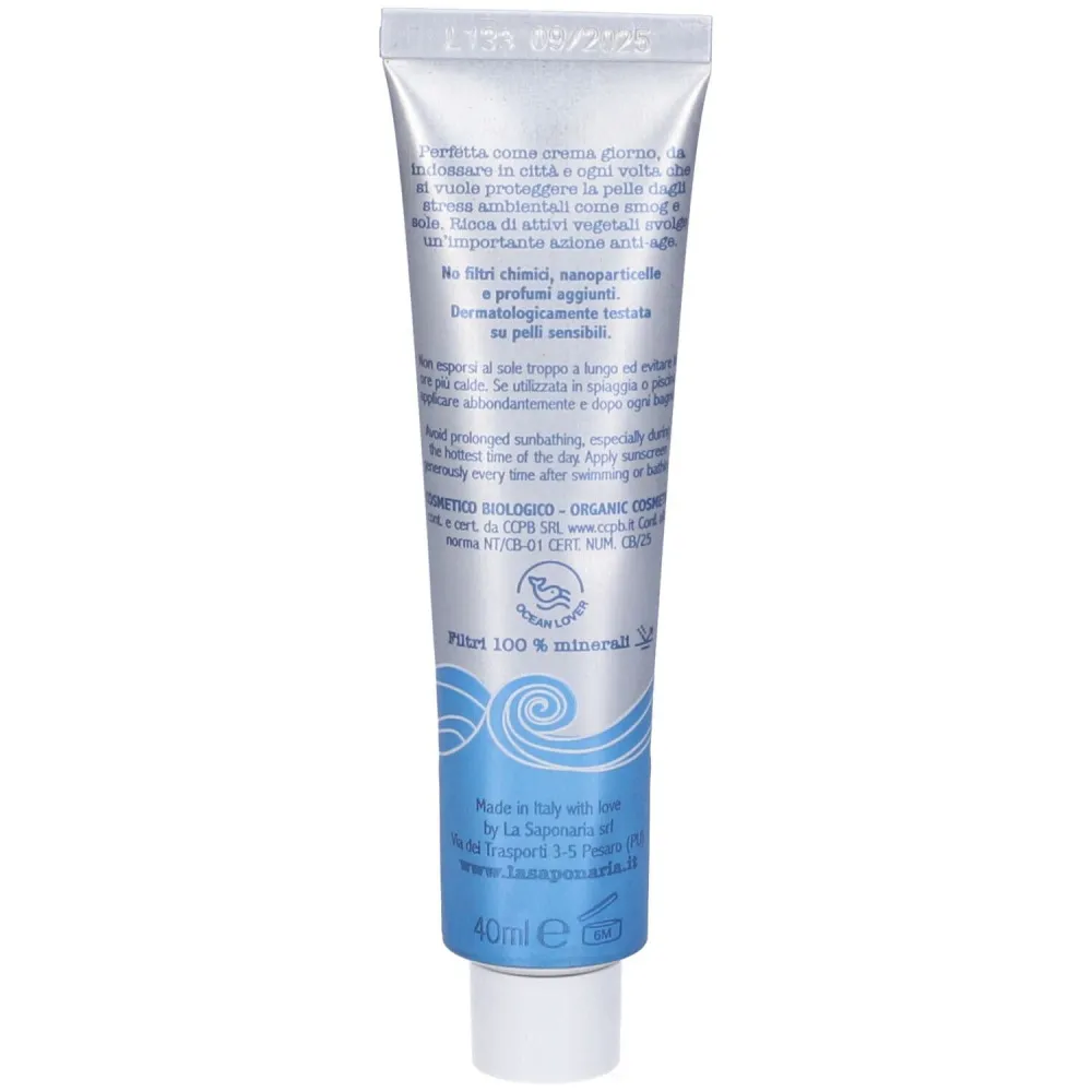 laSaponaria Crema reafirmante y protectora de la piel SPF 30 BIO (40 ml)