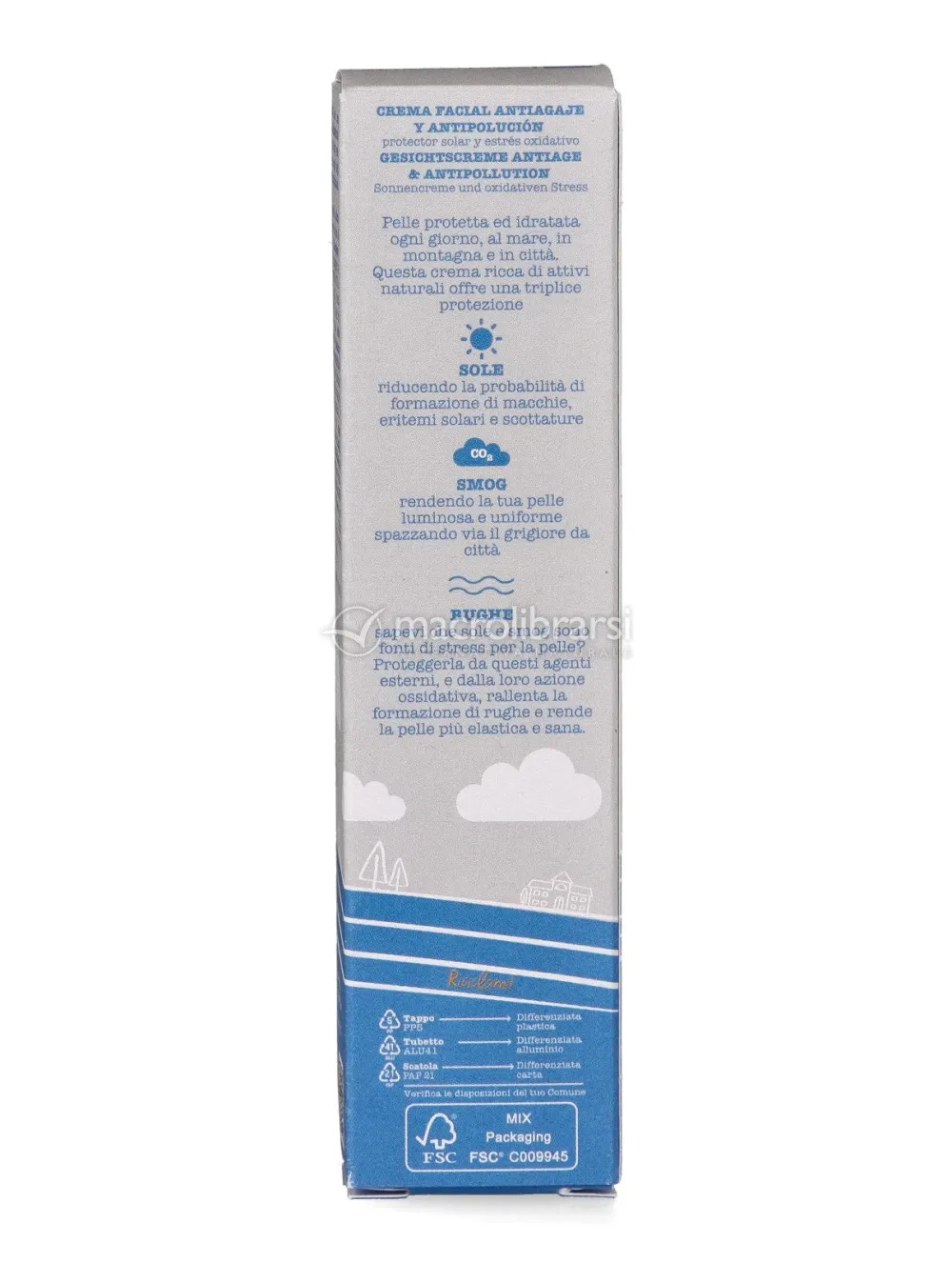 laSaponaria Crema reafirmante y protectora de la piel SPF 30 BIO (40 ml)