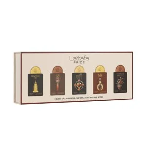 Lattafa Estuche de regalo Box 04 5 x agua de perfume
