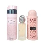 Rave Now Women set de regalo - + bruma capilar 50 ml + spray perfumado 200 ml + agua de perfume 100 ml
