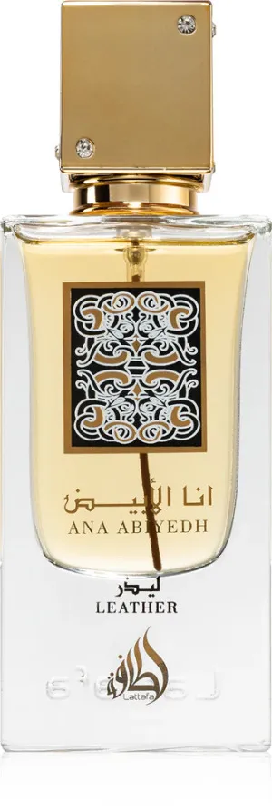 Lattafa Ana Abiyedh Leather agua de perfume unisex 60 ml