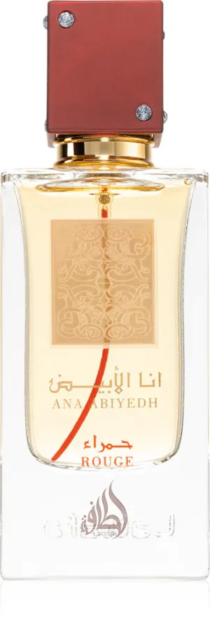 Lattafa Ana Abiyedh Rouge agua de perfume unisex 60 ml