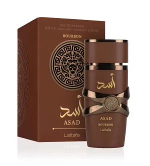 Lattafa Asad Bourbon agua de perfume para hombre 100 ml