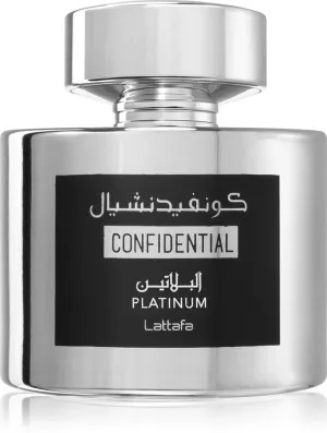 Lattafa Confidential Platinum eau de parfum para hombre 100 ml