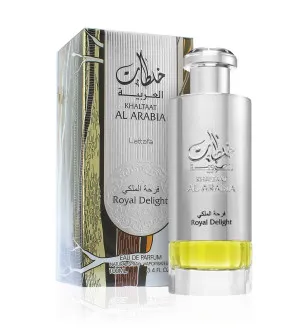 Lattafa Khaltaat Al Arabia Royal Delight Silver agua de perfume para hombre 100 ml