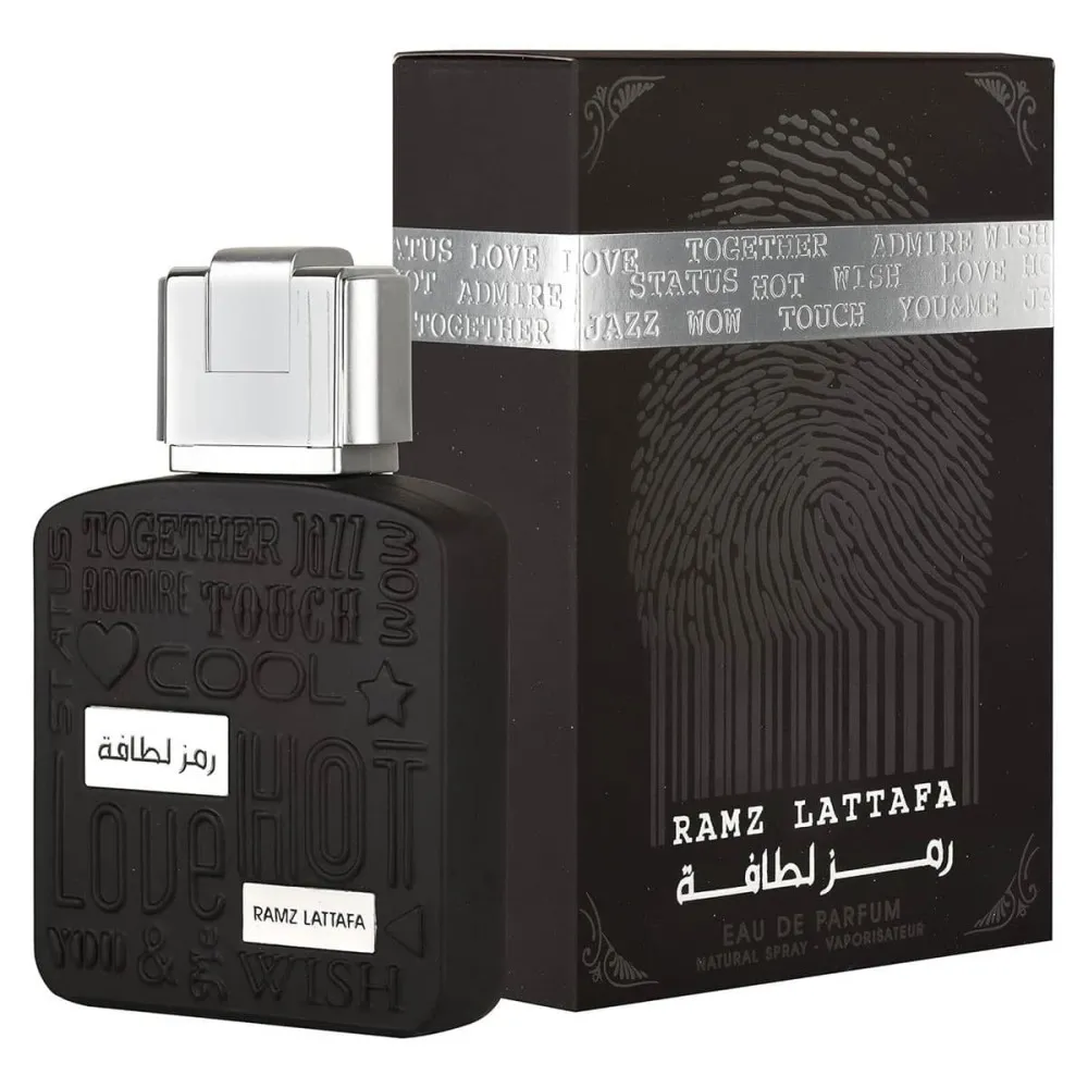 Ramz Silver agua de perfume para hombres 100 ml