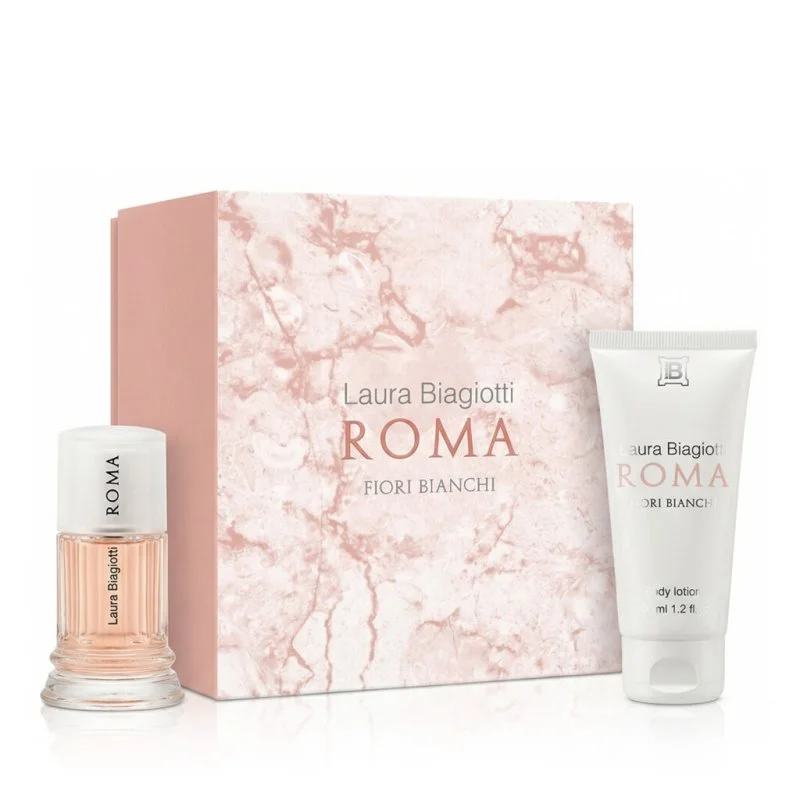 Roma Fiori Bianchi Eau de Toilette para mujer 25 ml + loción corporal 50 ml