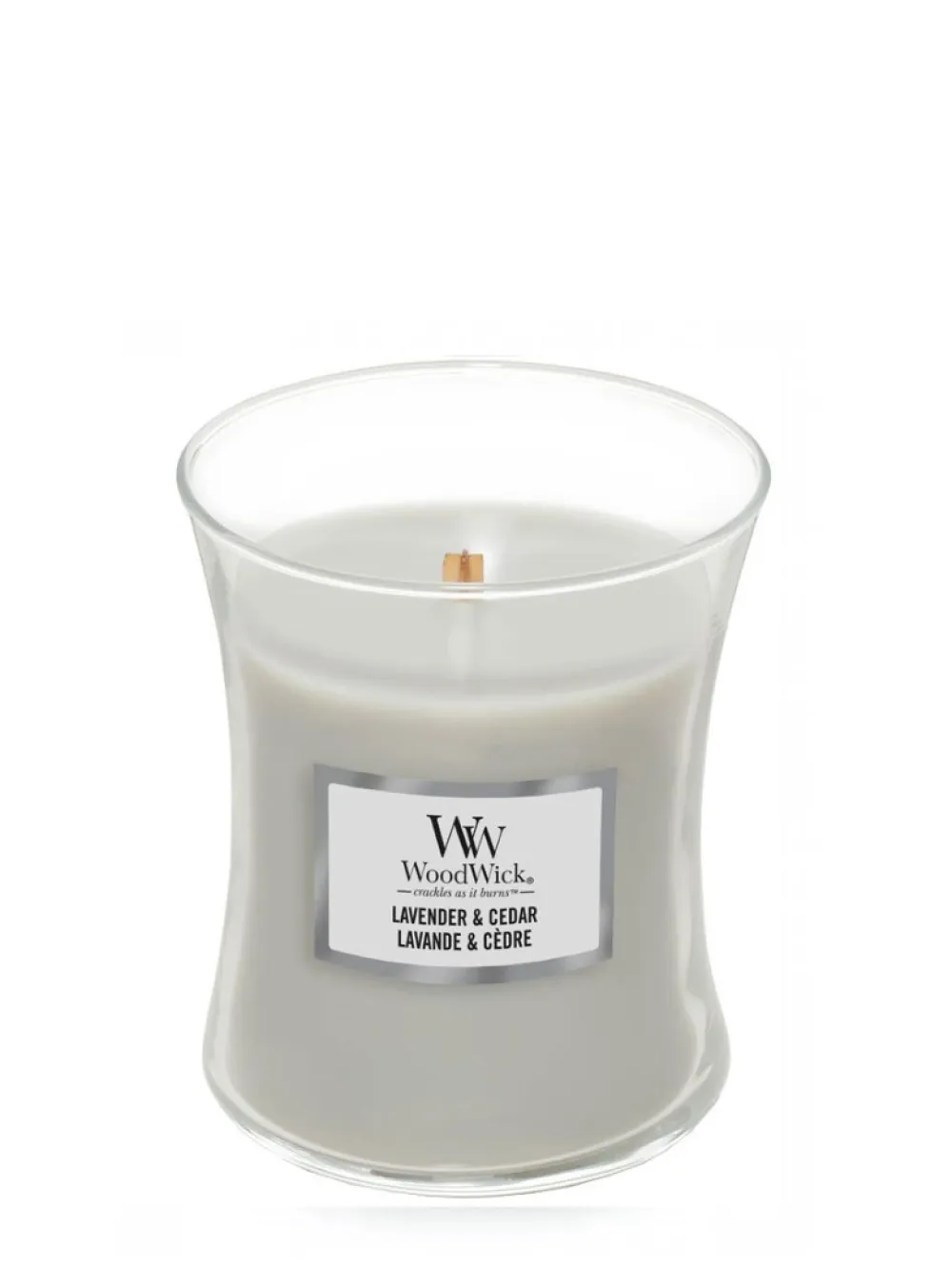 Lavender & Cedar vela aromática con mecha de madera 275 g