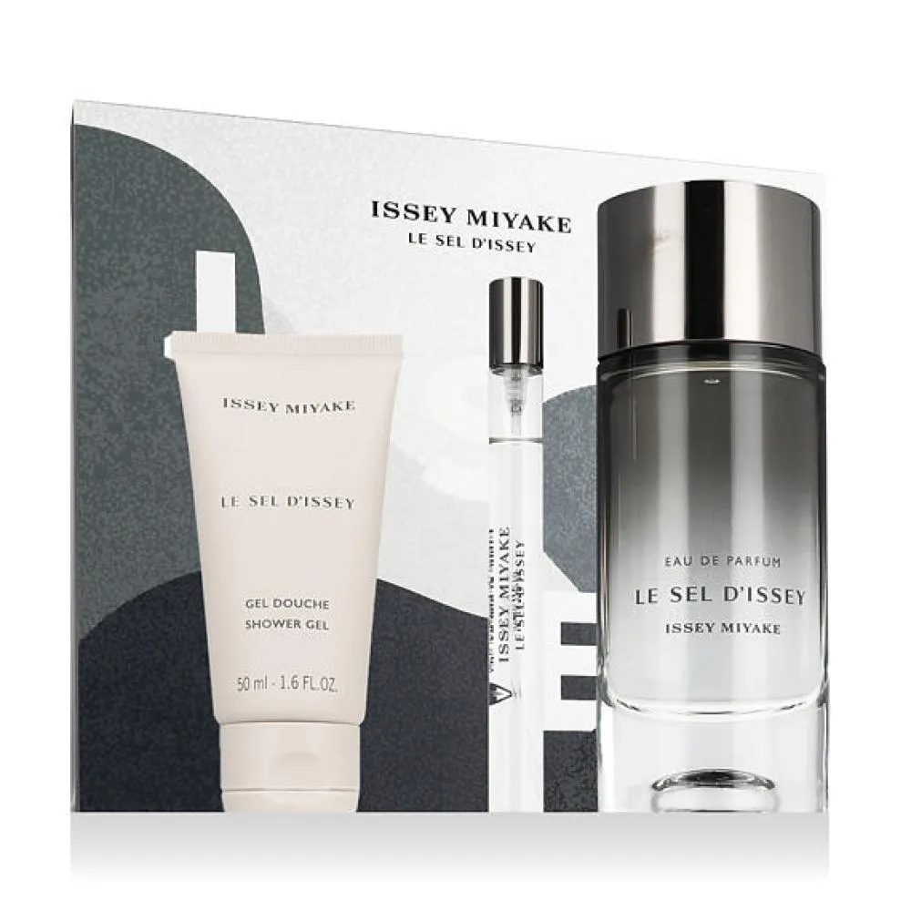 Le Sel d’Issey Eau de Parfum para hombre 100 ml + EDP Mini 10 ml + Gel de ducha 50 ml