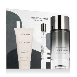 Issey Miyake Le Sel d’Issey Eau de Parfum para hombre 100 ml + EDP Mini 10 ml + Gel de ducha