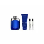 Legend Blue 100 ml + gel de ducha para cuerpo y cabello 100 ml + EDP MINI 2 x agua de perfume para hombre 8 ml