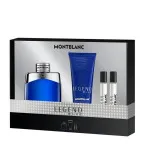 Legend Blue 100 ml + gel de ducha para cuerpo y cabello 100 ml + EDP MINI 2 x agua de perfume para hombre 8 ml