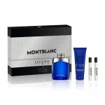 Legend Blue 100 ml + gel de ducha para cuerpo y cabello 100 ml + EDP MINI 2 x agua de perfume para hombre 8 ml