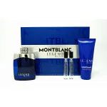 Legend Blue 100 ml + gel de ducha para cuerpo y cabello 100 ml + EDP MINI 2 x agua de perfume para hombre 8 ml