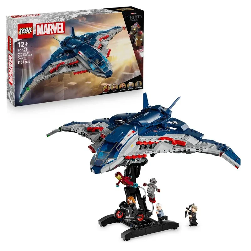 ǀ Marvel 76325 Vengadores: La era de Ultrón Caza Quinjet